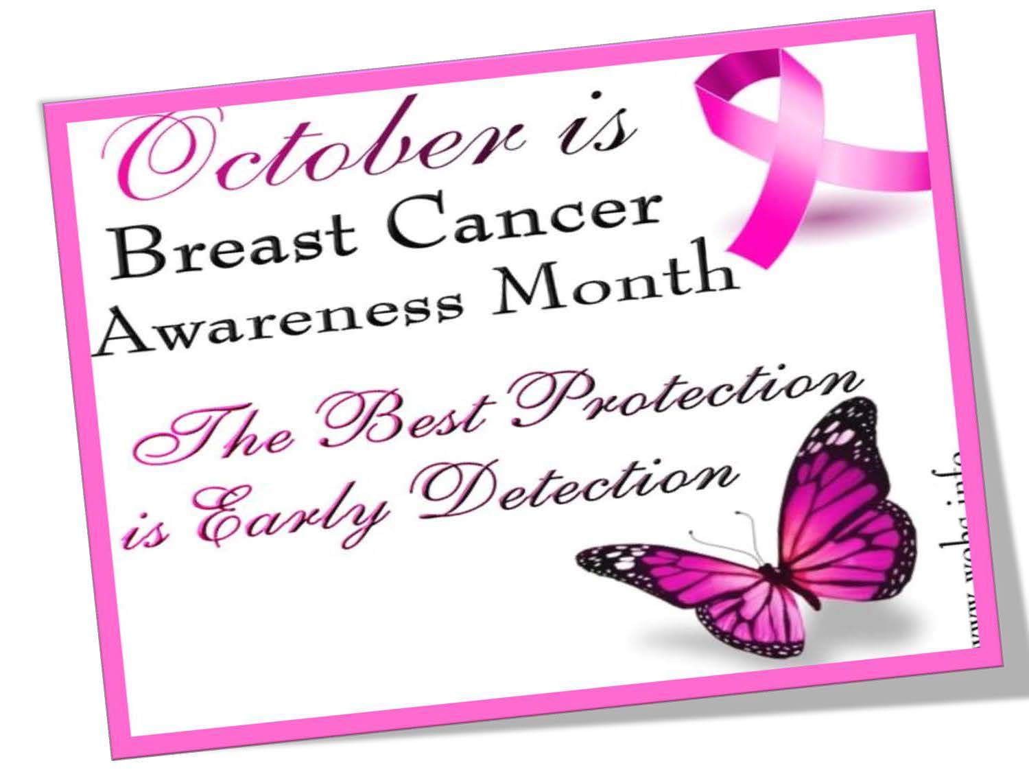 Breast Cancer Awareness Month Spread The Word Make A Difference 